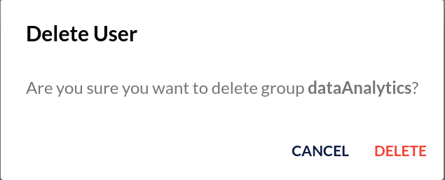 MinIO Console Group Management Delete User